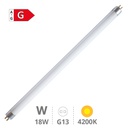 T8 Triphosphor Fluorescent tube 18W G13 4200K 604mm