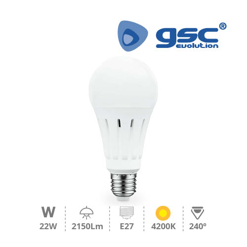 A70 Led bulb 22W E27 4200K