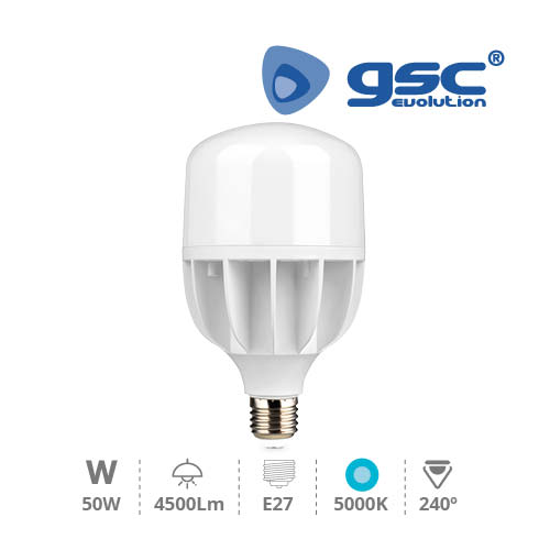 Lámpara LED industrial Linau 50W E27 5000K