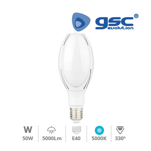 Lampara industrial Bolo 50W E40 5000K