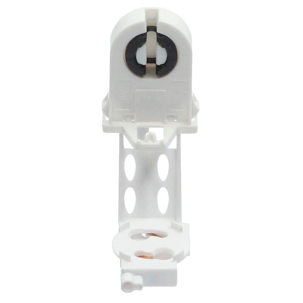 Porte-lampe pour tubes + porte-tube G13 Blanc
