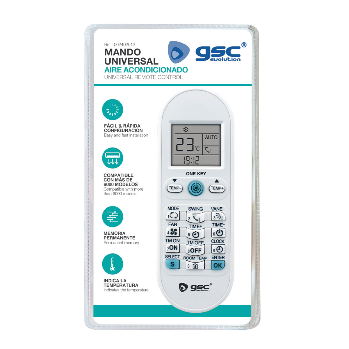 Universal remote for air conditioning