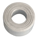 100m 4 cable roll OD 3.6mm - White