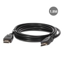 Cabo ligação HDMI/HDMI, Preto 1,4/1,8 m