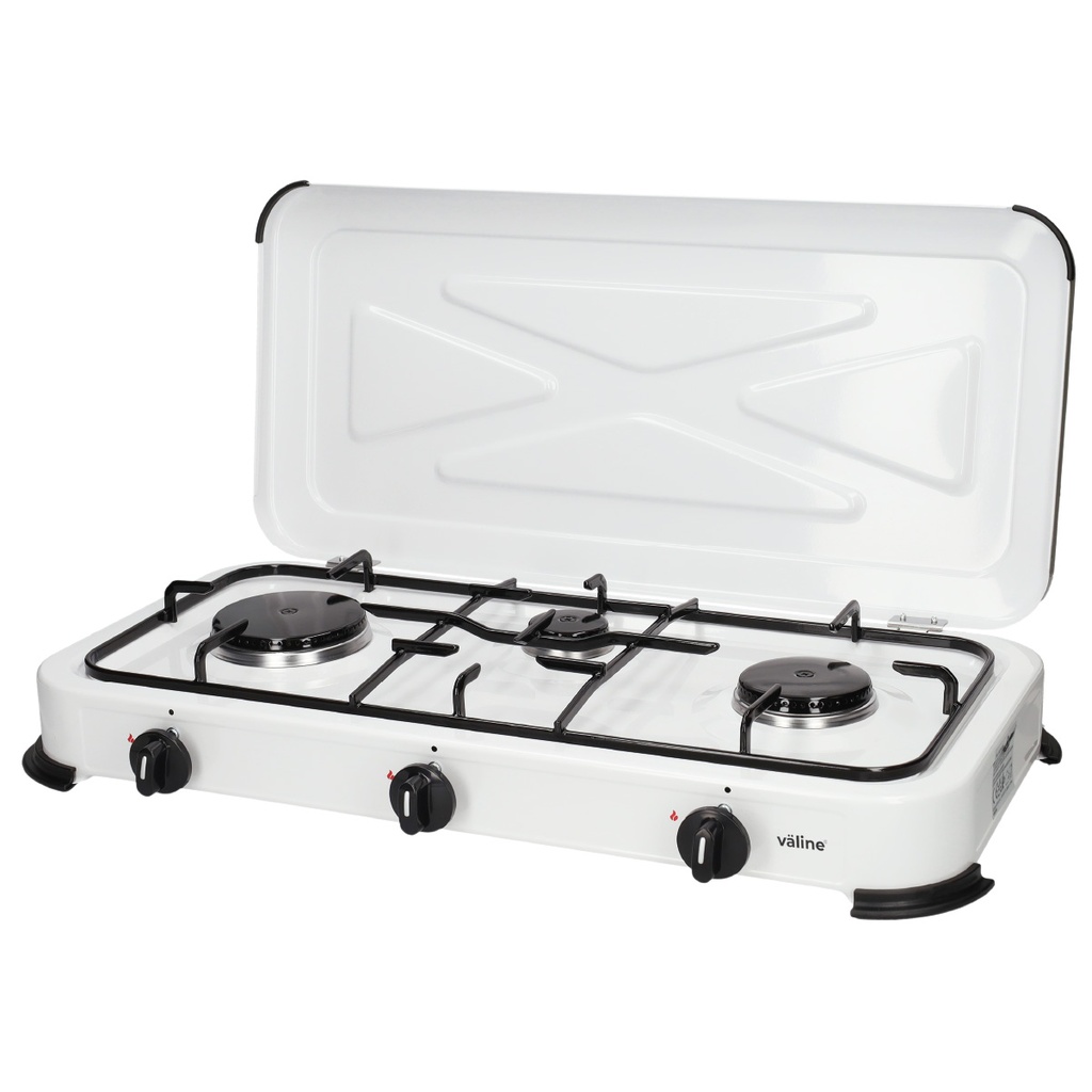 Gas stove with Betava 3 burners