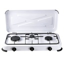 Gas stove with 3 burners