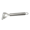 Horizontal stainless steel peeler