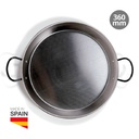 Enamel paella pan for ceramic hobs Ø360mm 7 portions