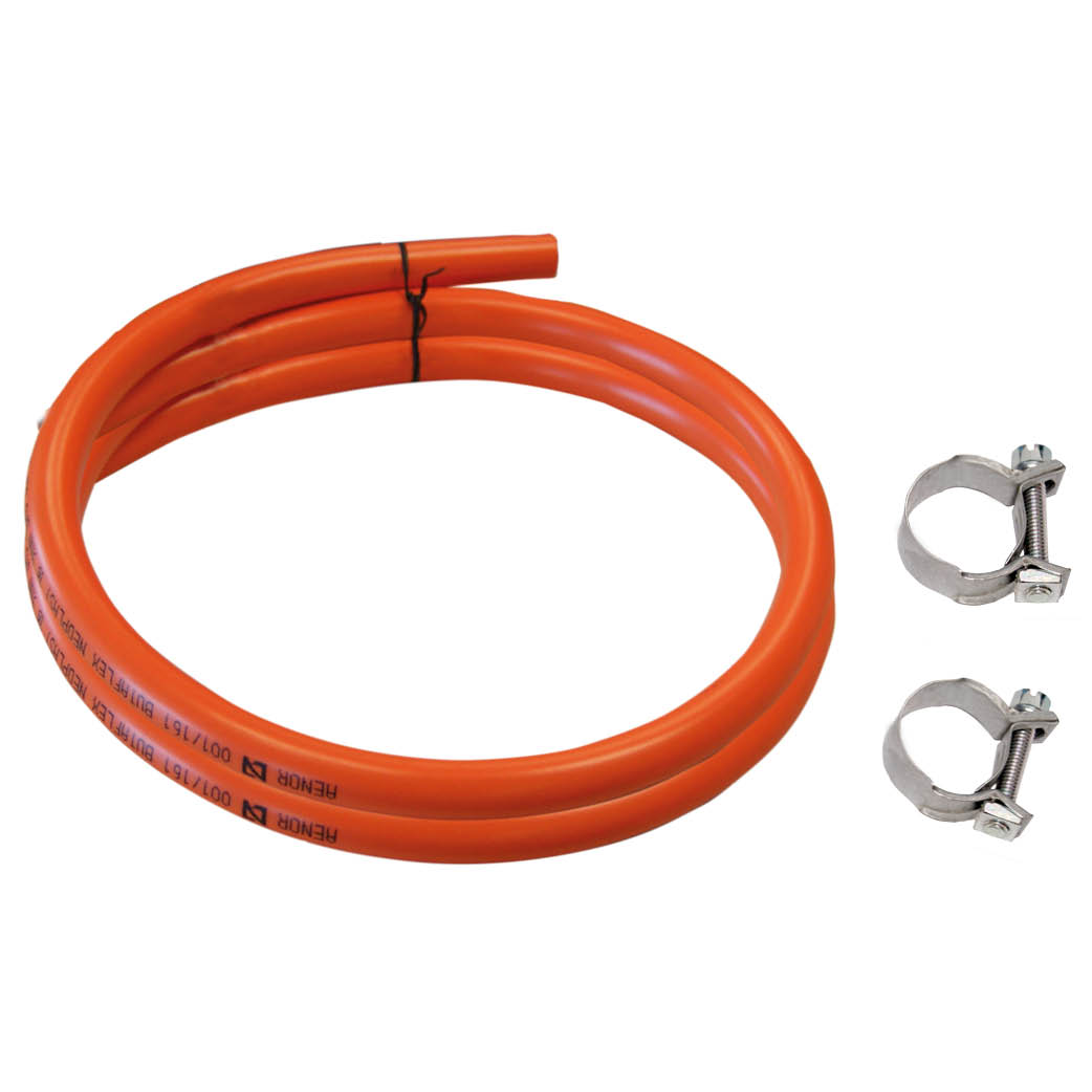 Kit mangueira de gás butano 1.5M. + 2 braçadeiras