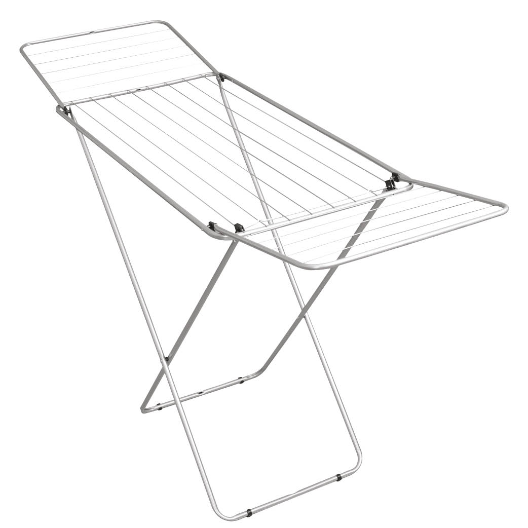 chrome clothes drying rack with 2 wings 175x5X115mmm / 18M