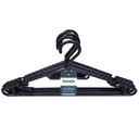 Set of 5 plastic clothes hangers