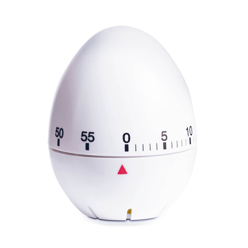 Egg shape cooking timer