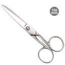 Stainless steel sewing scissors 6''