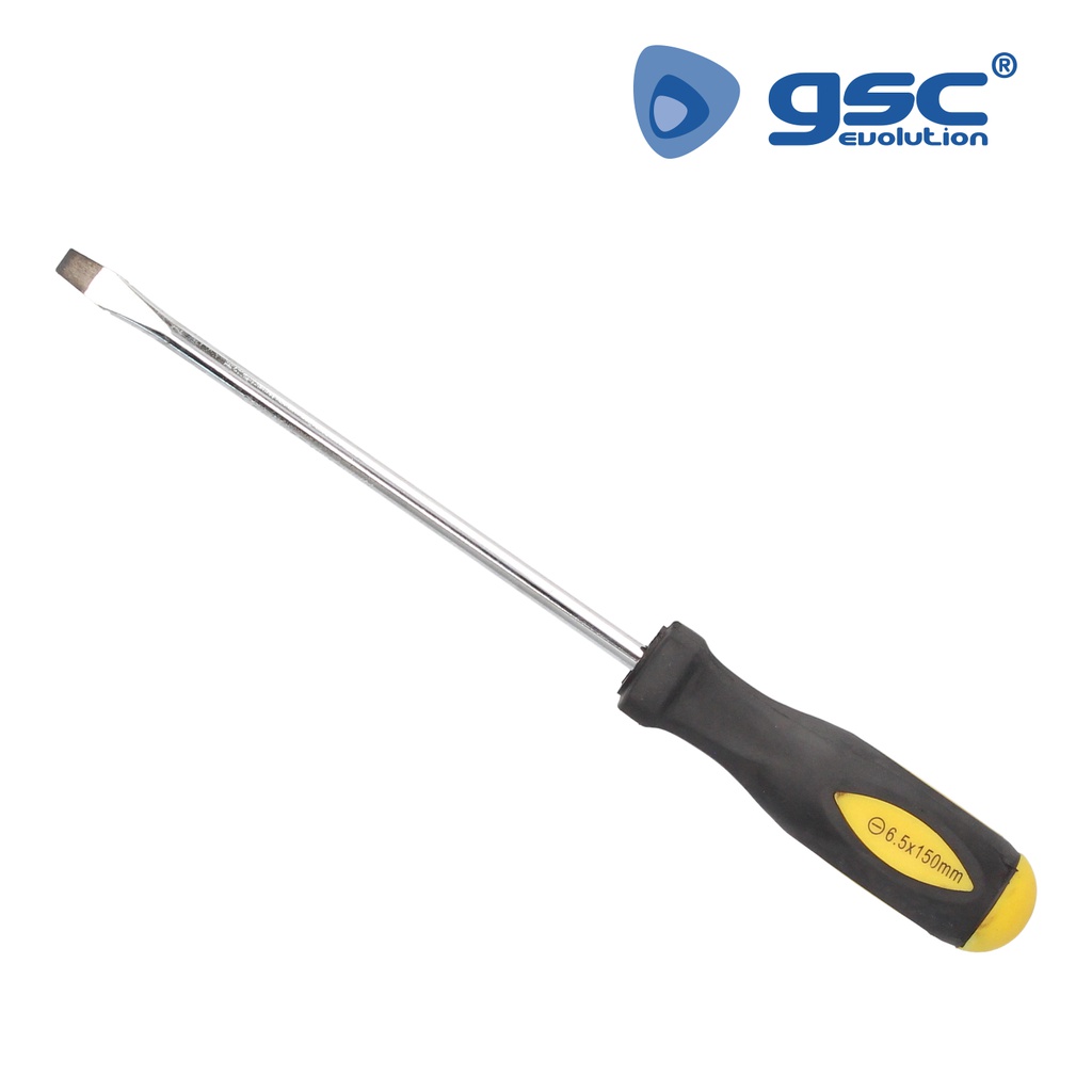 Destornillador Plano Cromo Vanadio 6.5x150mm
