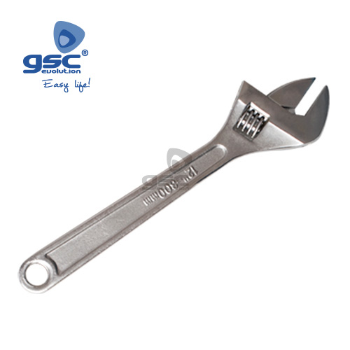 Llave Inglesa, Acero Cromado 250mm
