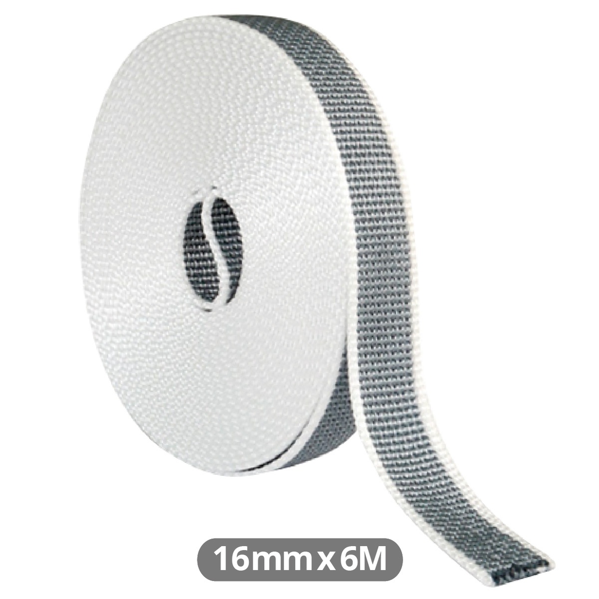 Cinta persiana reversible 6M 18mm Gris/marrón