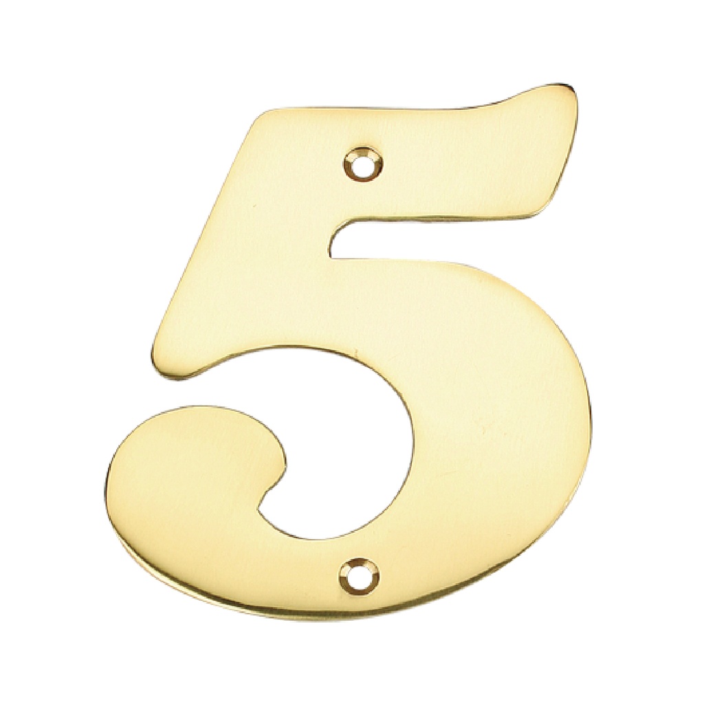 Door number 5 stainless steel with screw