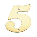 Door number 5 stainless steel with screw