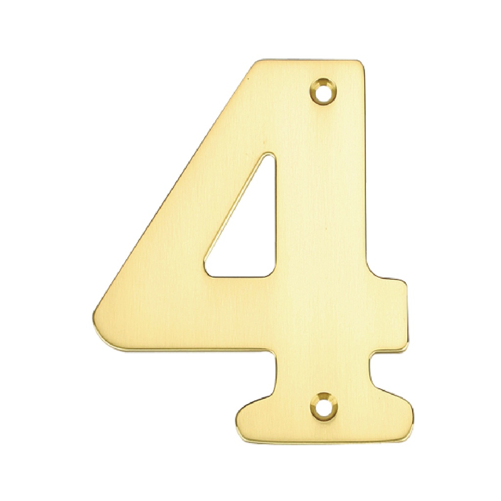 Door number 4 stainless steel with screw