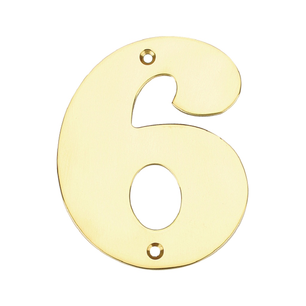 Door number 6 stainless steel with screw