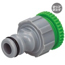 Female tap adaptor Ø3/4"-1/2"