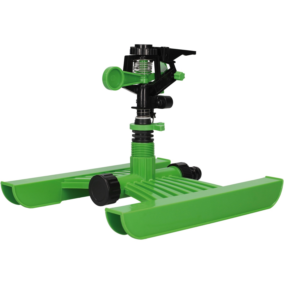 Plastic impulse sprinkler with H base coverage up to 24M diameter