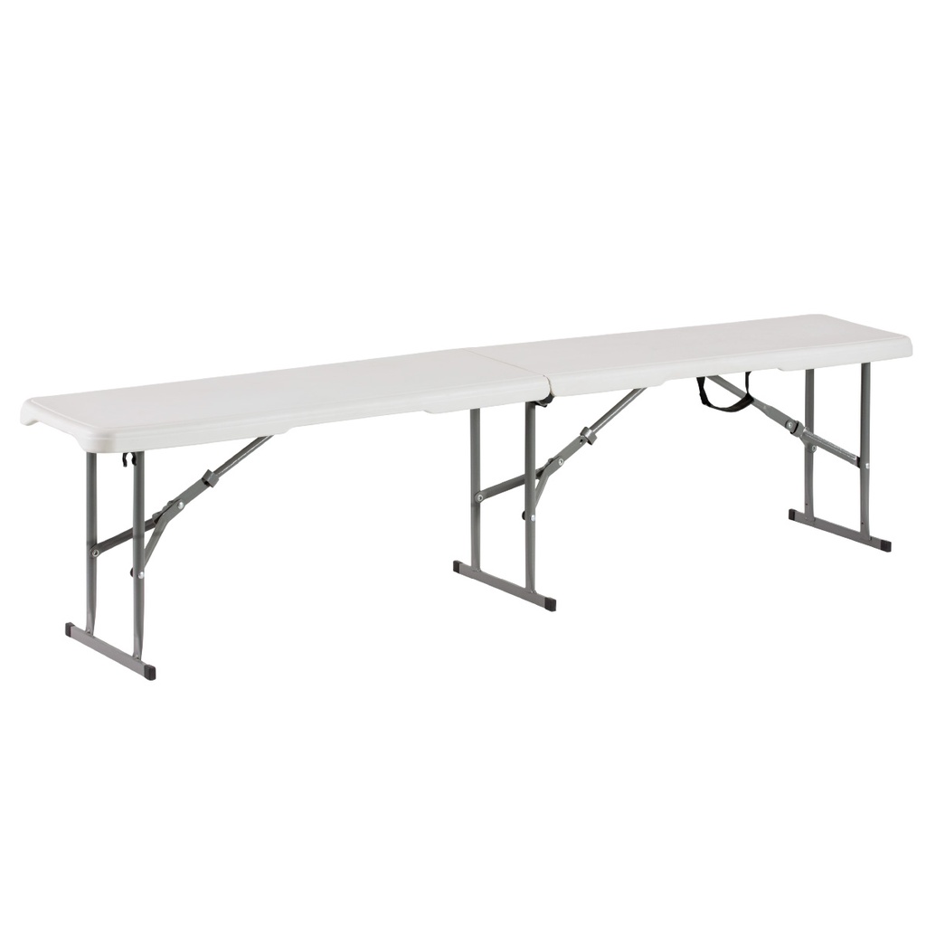 Polyethylene folding bench 1840x280x430mm