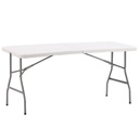 Polyethylene folding table 1520x760x745mm