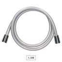 Flexible de douche en PVC chromé 1,5 M