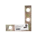 Escuadra alineacion 60x60x13mm bicromatado