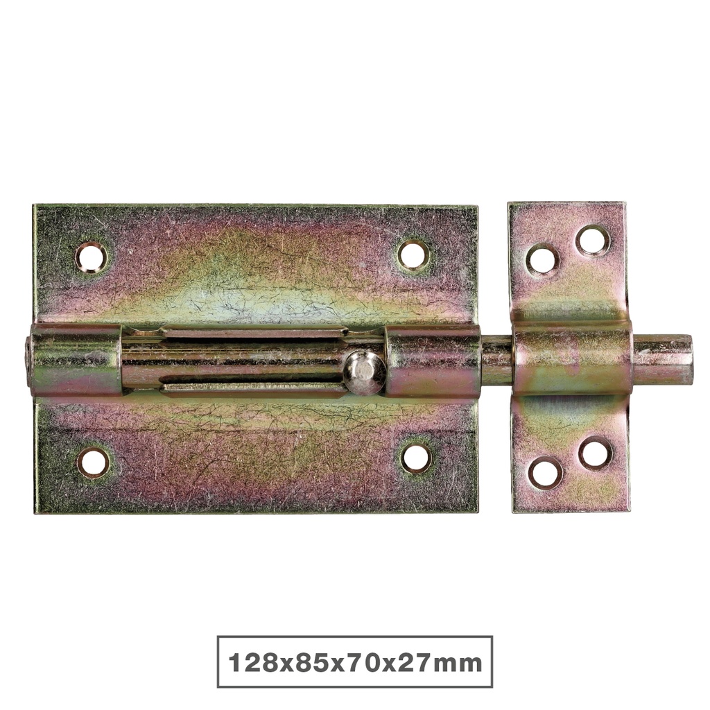 Goupille verrou trou cadenas 85mm bicromatée