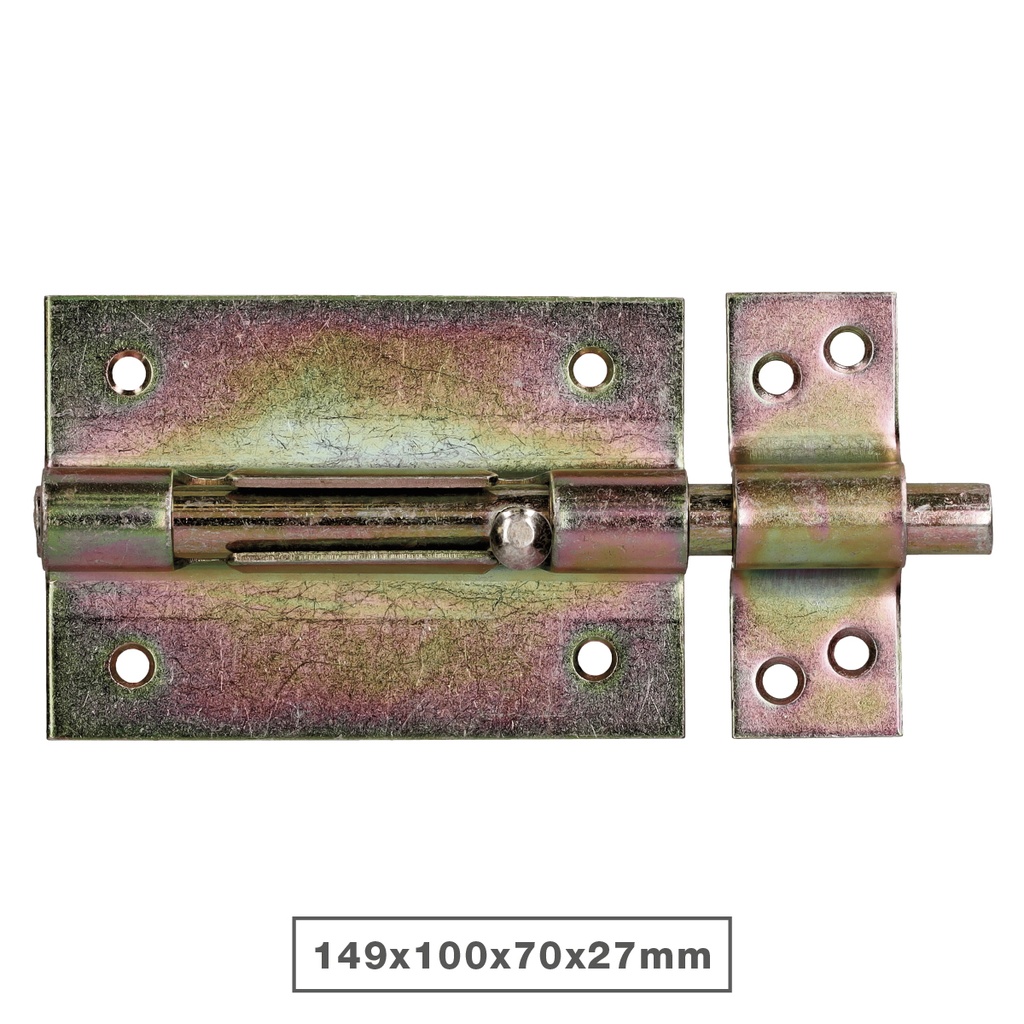 Goupille verrou trou cadenas 100 mm bicromatée