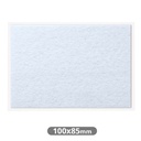 Square Adhesive Felt pads 100x85mm - White