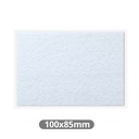 Square Adhesive Felt pads 100x85mm - White