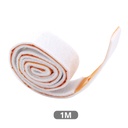Roll of adhesive felt pads for furniture 25mmx1M - White