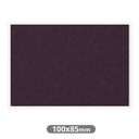 Square adhesive felt pads 100x85mm - Brown