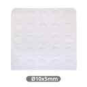 Pack 25 gotas protectoras adhesivas 5mm Ø10mm