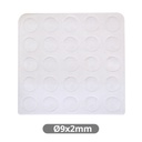 Set of 25 Adhesive drops 2mm Ø9mm