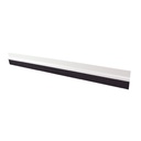 Vedante adesivo PVC com franja 1 m – Branco