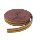 Adhesive rubber weather strip 9mm - 6M brown