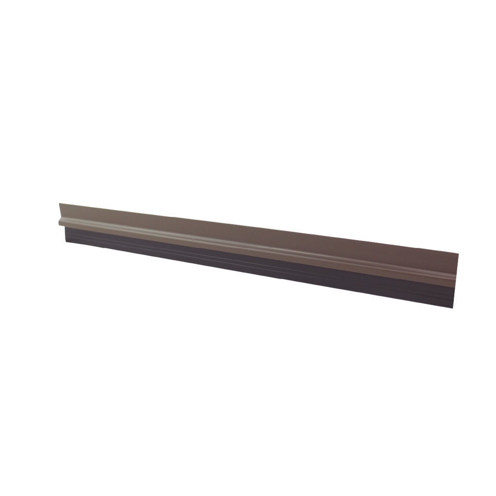Adhesive weather strip with rubber 1m brown