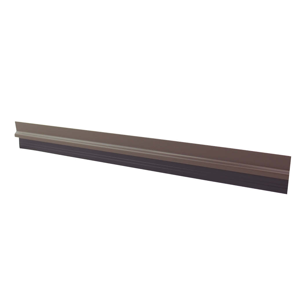 Adhesive weather strip with rubber 1m brown