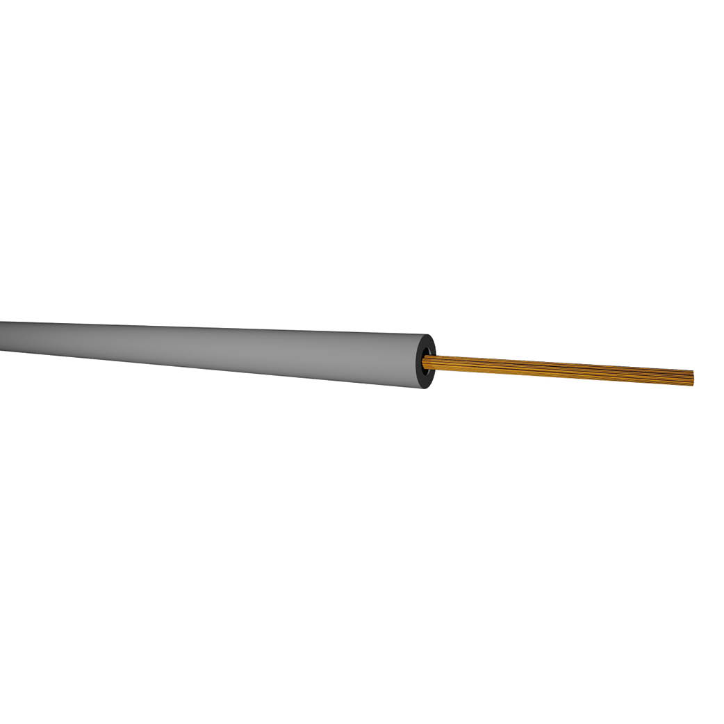 Rouleau 100 M Câble flexible (1x1,5mm) Gris