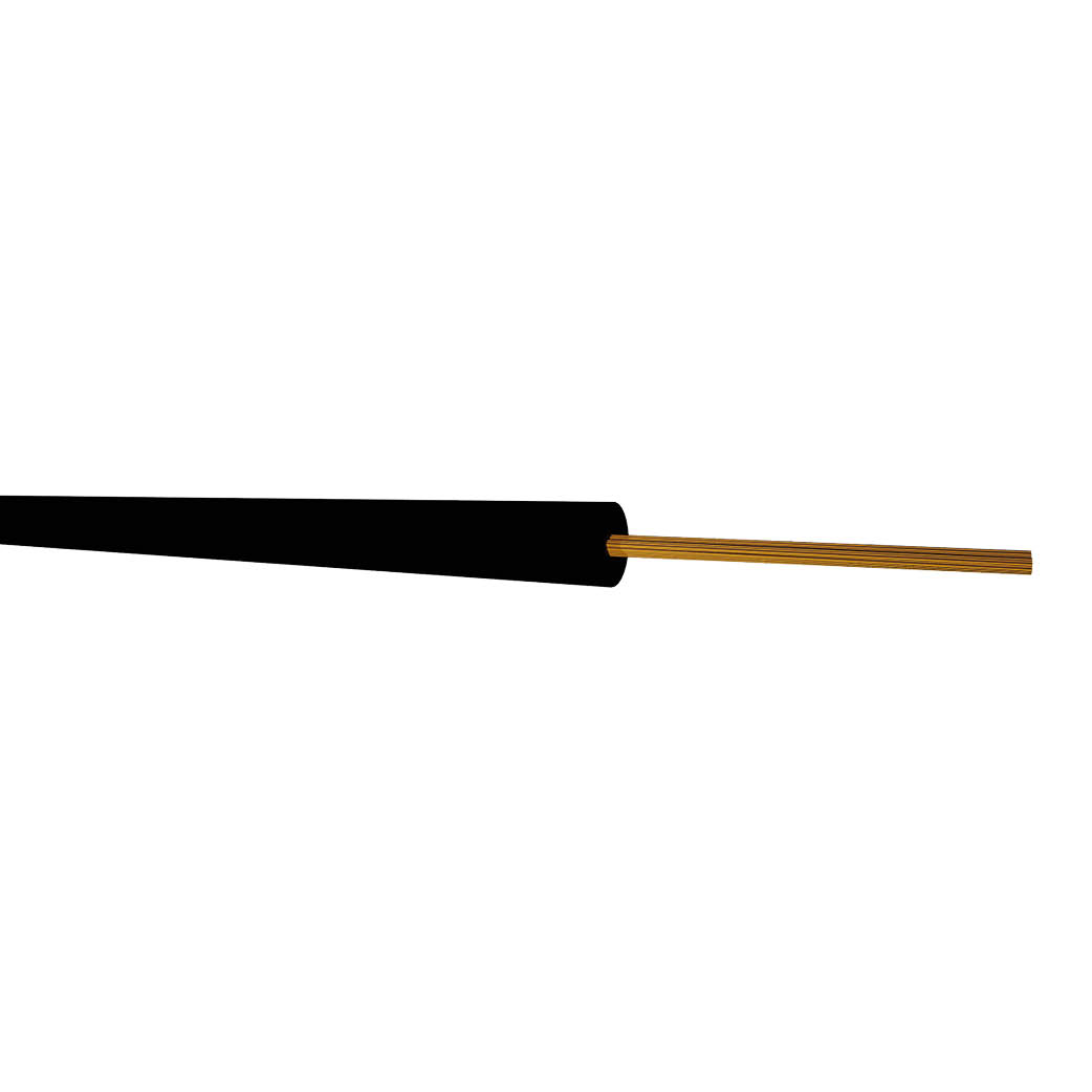 Rouleau 100 M Câble flexible (1x2,5mm) Noir
