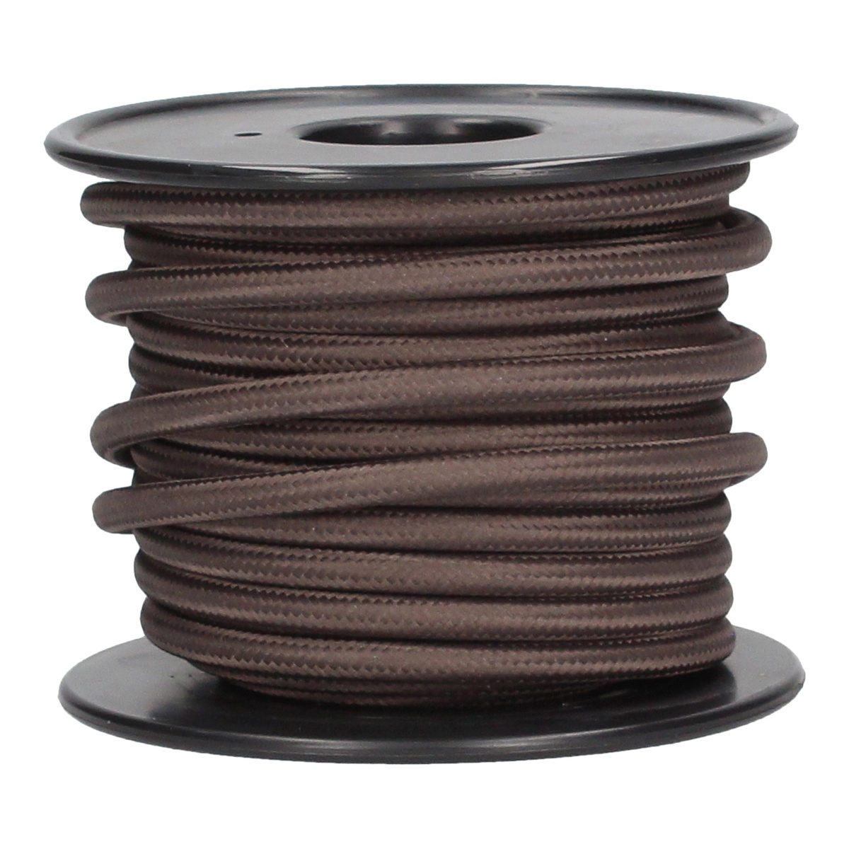 10m textile cable (2x0.75mm) Gray