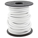 10m textile cable (2x0.75mm) White