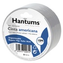 Cinta americana impermeable Gris 50mm 10M