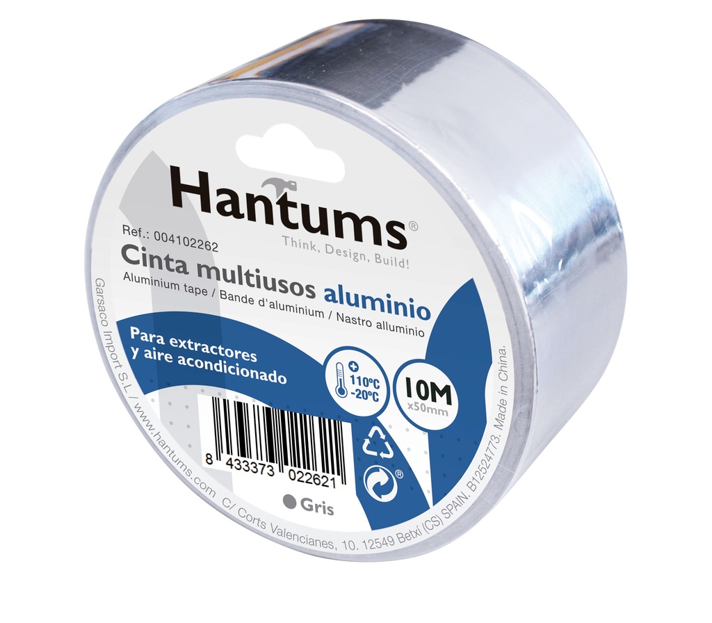 Ruban multi-usage en aluminium 50 mm 10 M