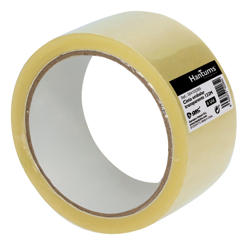 Cinta embalar 132M Transparente - Retráctil 6ud