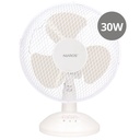 Ventilateur de table 23 cm 30 W Blanc